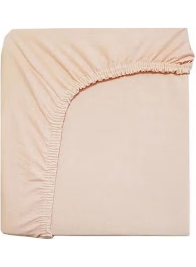 Cotenconcept 4 Pieces 40 x 80 + 10 cm Mother's Side Elastic Combed Fabric Baby Sheet - Image 4